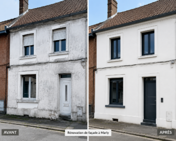 rénovation de façade à Marly